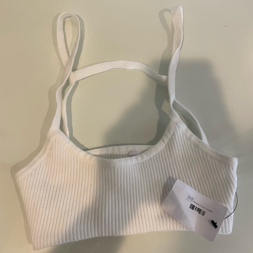 White crop top